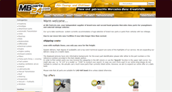 Desktop Screenshot of mb-parts24.com